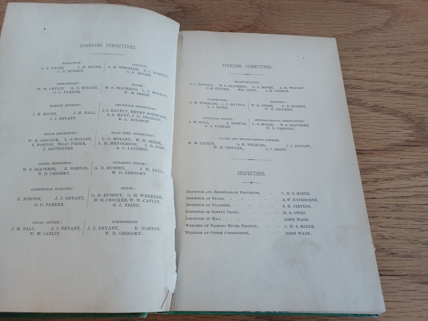 Officers Of The Board Of Trade Of The City Of Chicago For 1885 E Nelson Blake