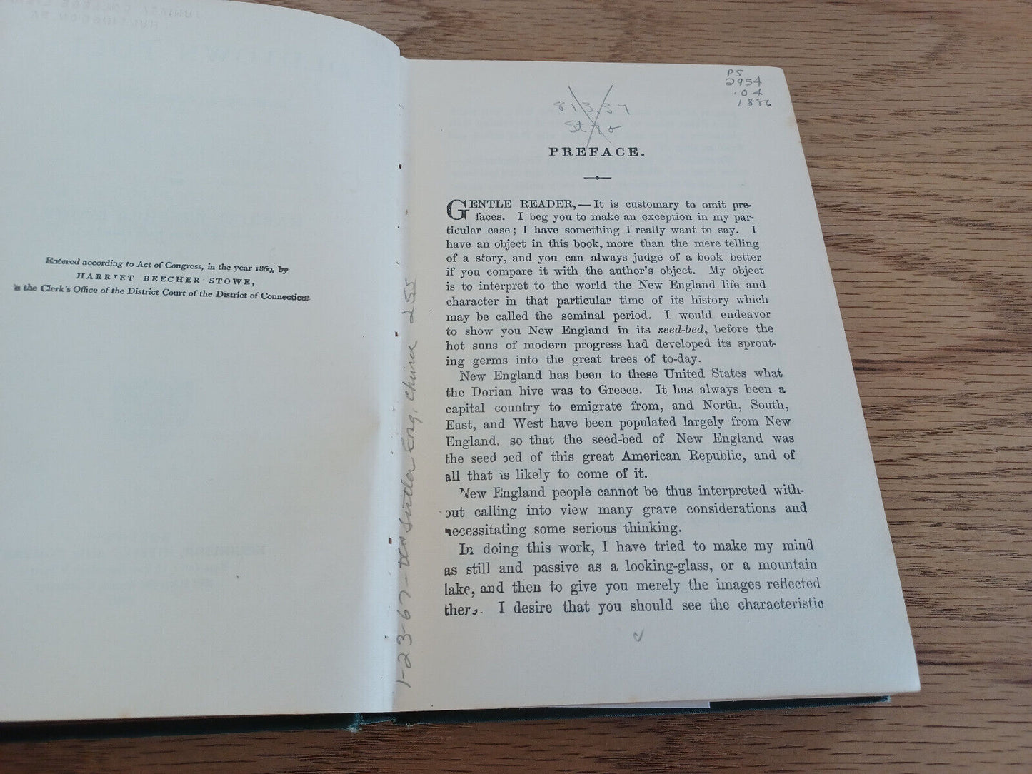 Oldtown Folks By Harriet Beecher Stowe 1886 29th Edition
