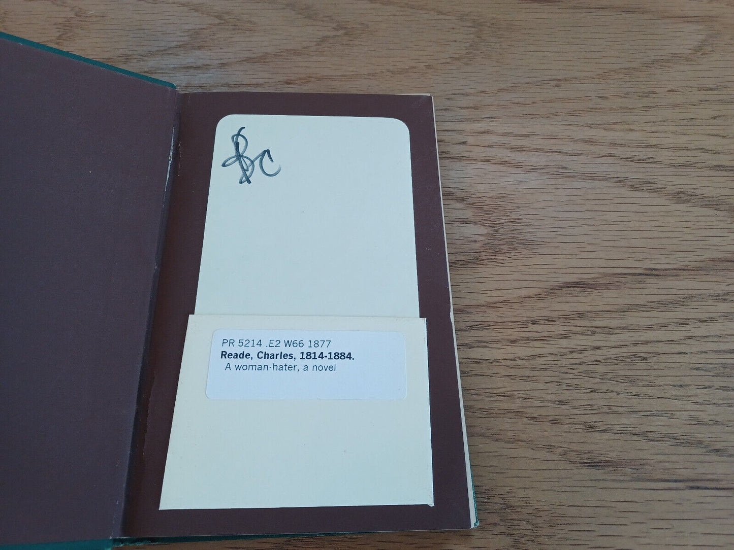 A Woman Hater A Novel By Charles Reade Household Ed 1877