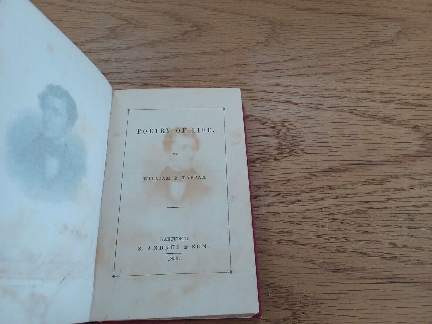 Poetry Of Life By William B Tappan 1850