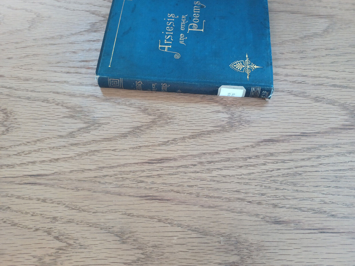 Arsiesis And Other Poems 1881 Sx G P Putnam’s Sons