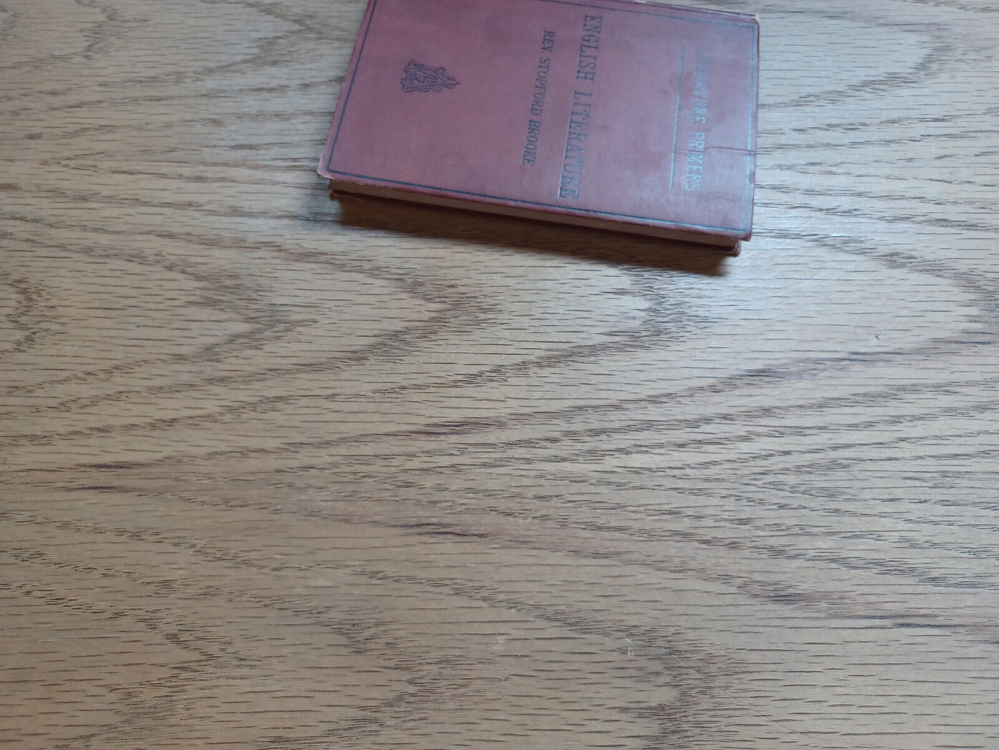 English Literature By Stopford Brooke 1883 Literature Primers