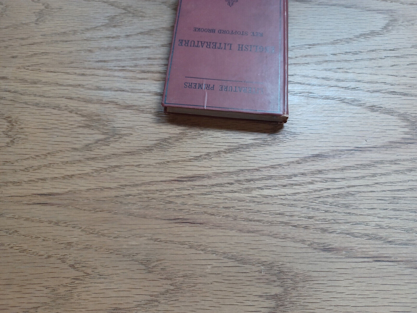English Literature By Stopford Brooke 1883 Literature Primers
