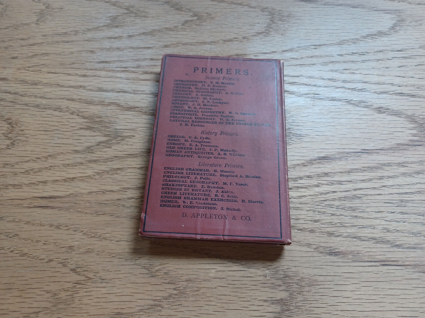 English Literature By Stopford Brooke 1883 Literature Primers