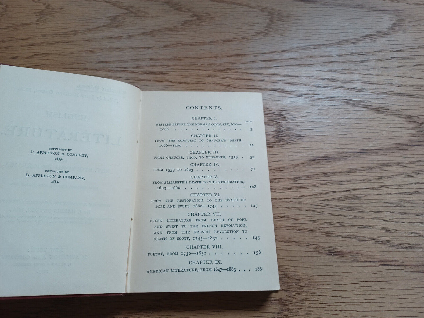English Literature By Stopford Brooke 1883 Literature Primers