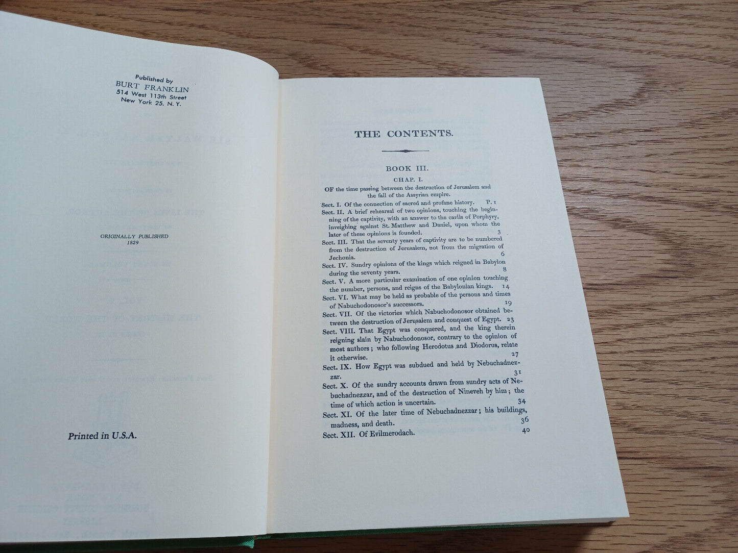 Burt Franklin Series The Works Of Sir Walter Ralegh Vol V