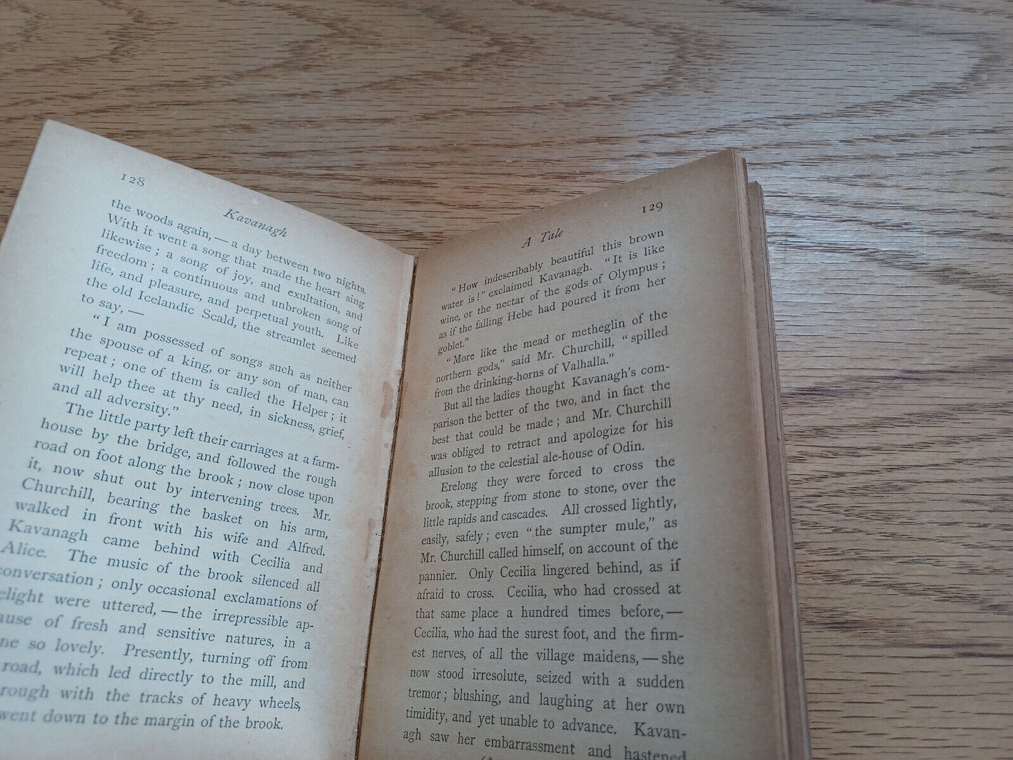 Kavanagh A Tale By Henry Wadsworth Longfellow Portland Edition 1894