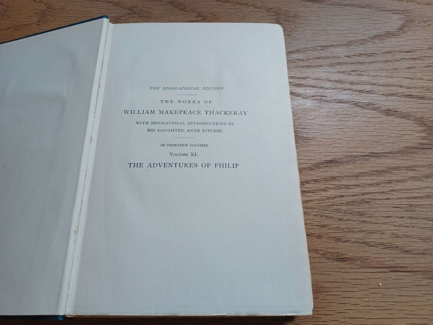 Adventures Of Philip His Way Through The World William Makepeace Thackeray 1899