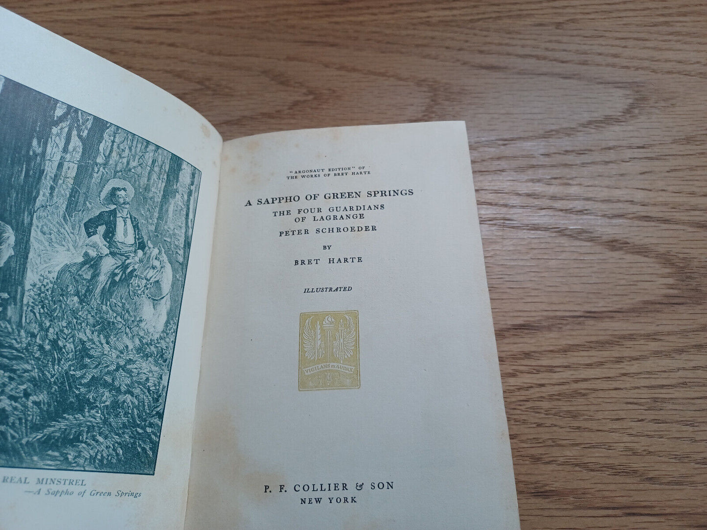 A Sappho Of Green Springs Four Guardians Of Lagrange Bret Harte 1903