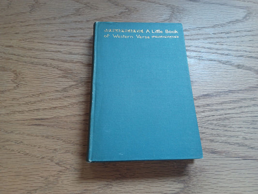 A Little Book Of Western Verse By Eugene Field 1891
