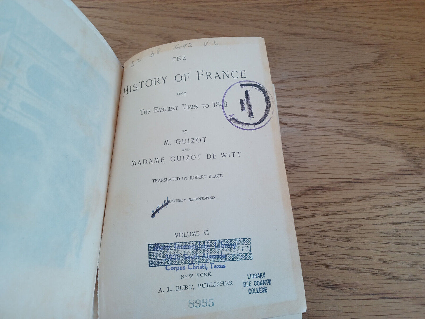 The History Of France By M Guizot And Madame Guizot De Witt Volume Vi