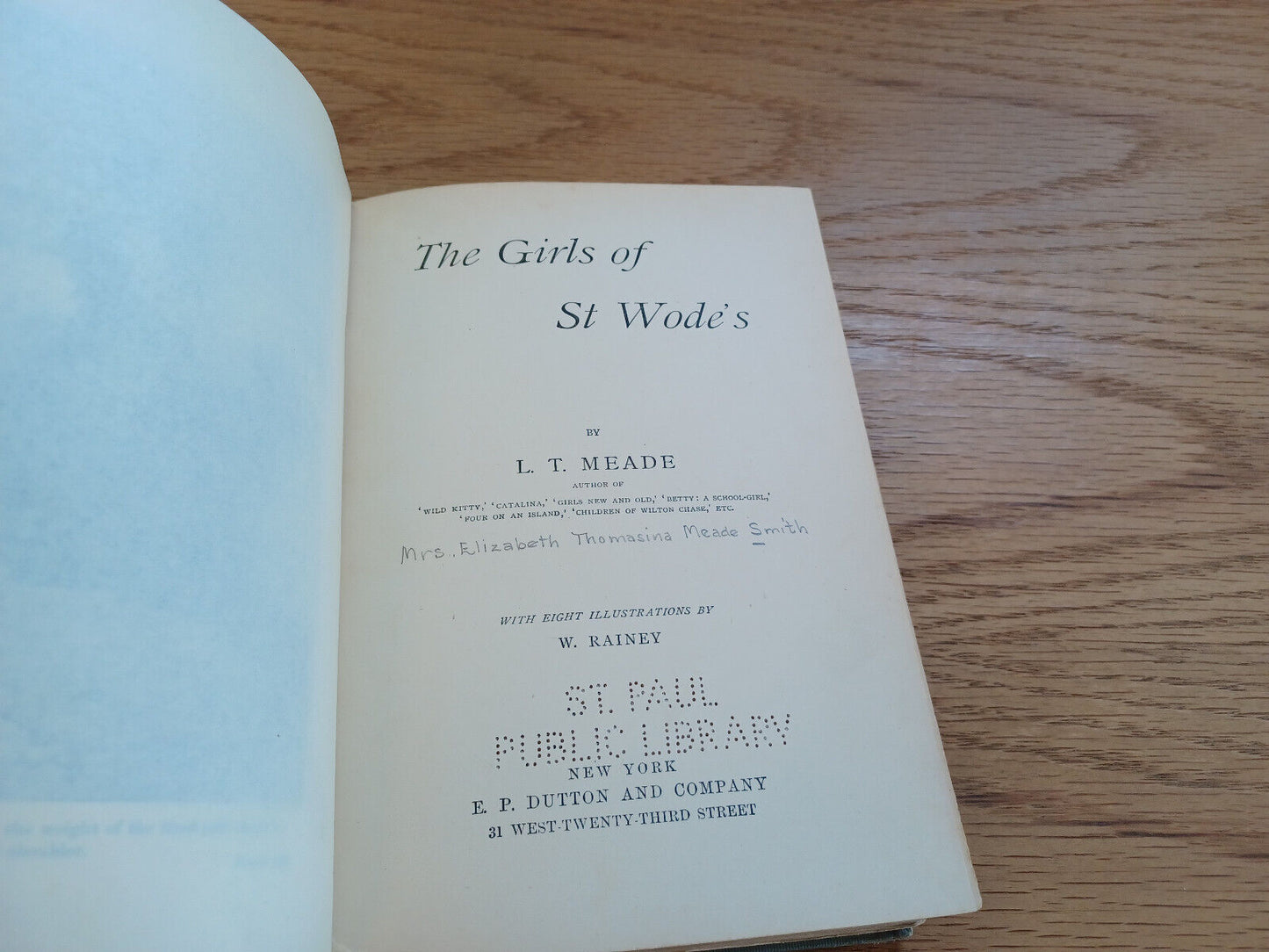 The Girls Of St Wode’s By L T Meade