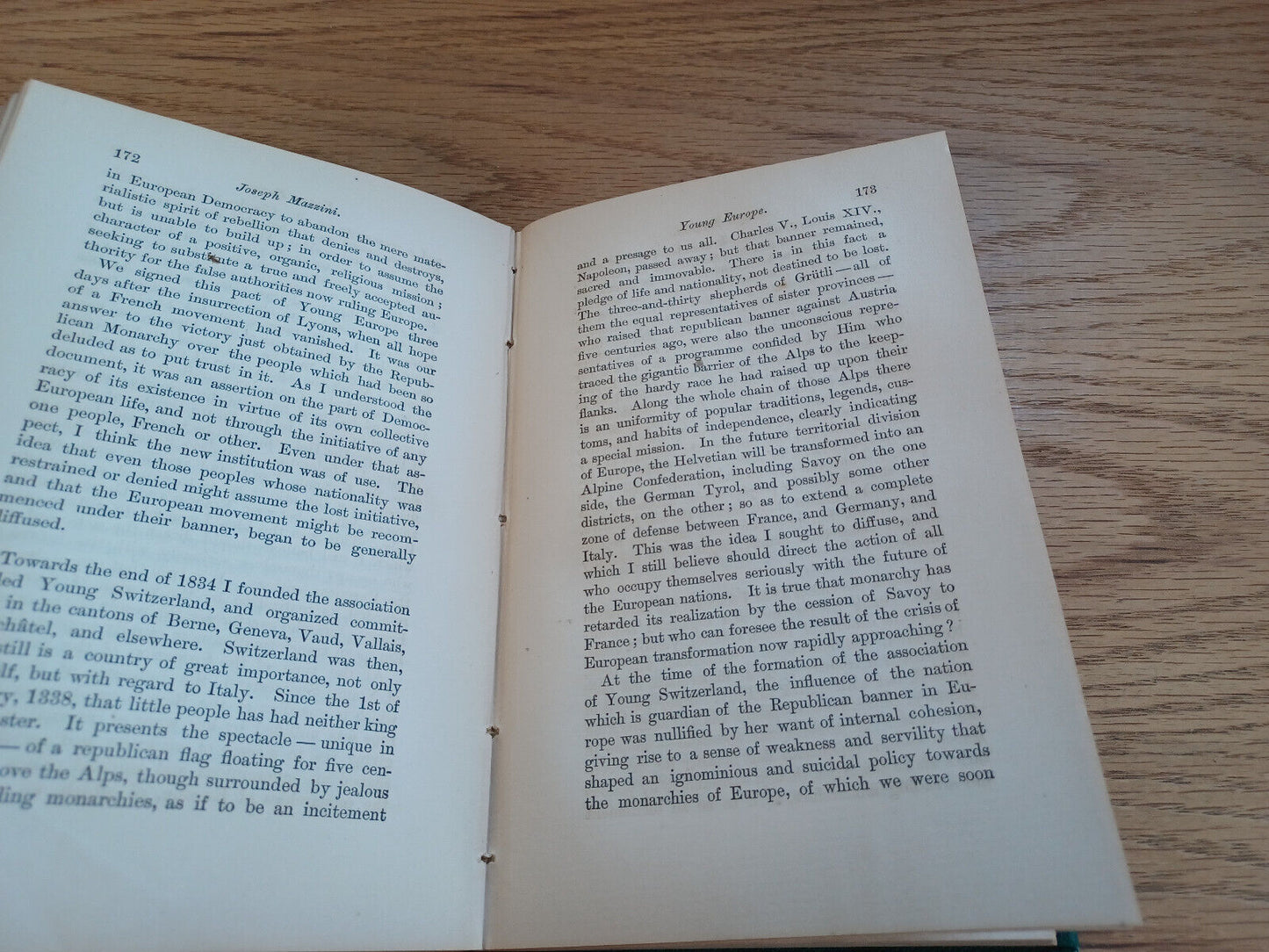 Joseph Mazzini His Life Writings And Political Principles 1872 William Garrison
