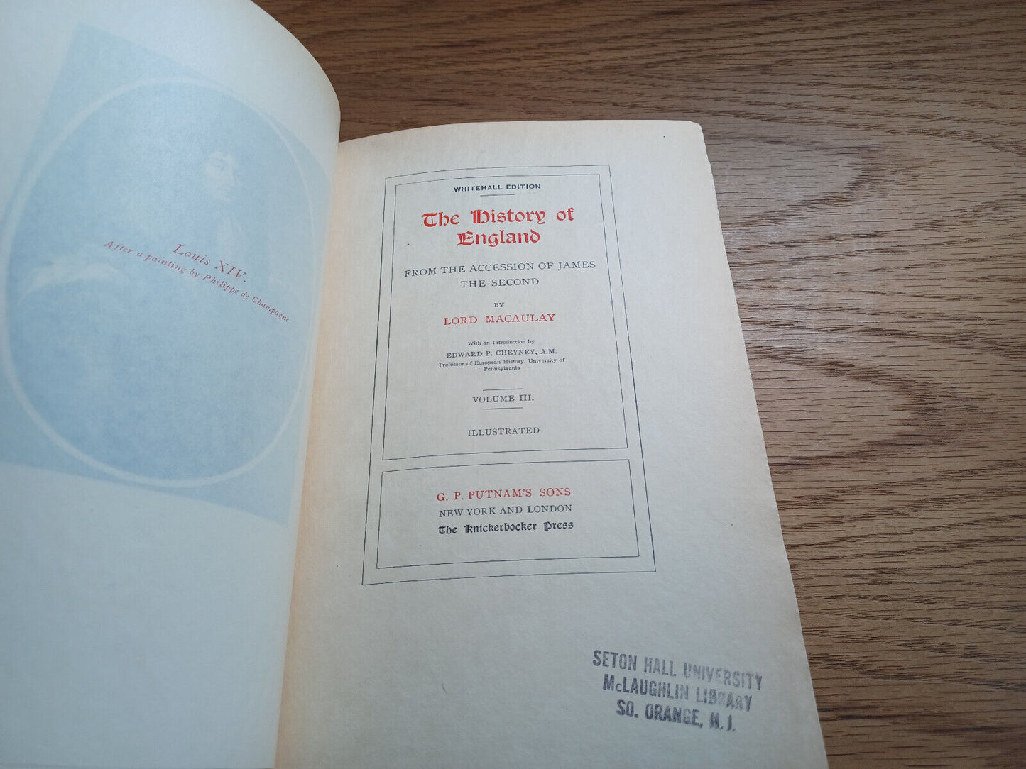 History Of England Whitehall Edition Lord Macaulay Vol Iii 1898