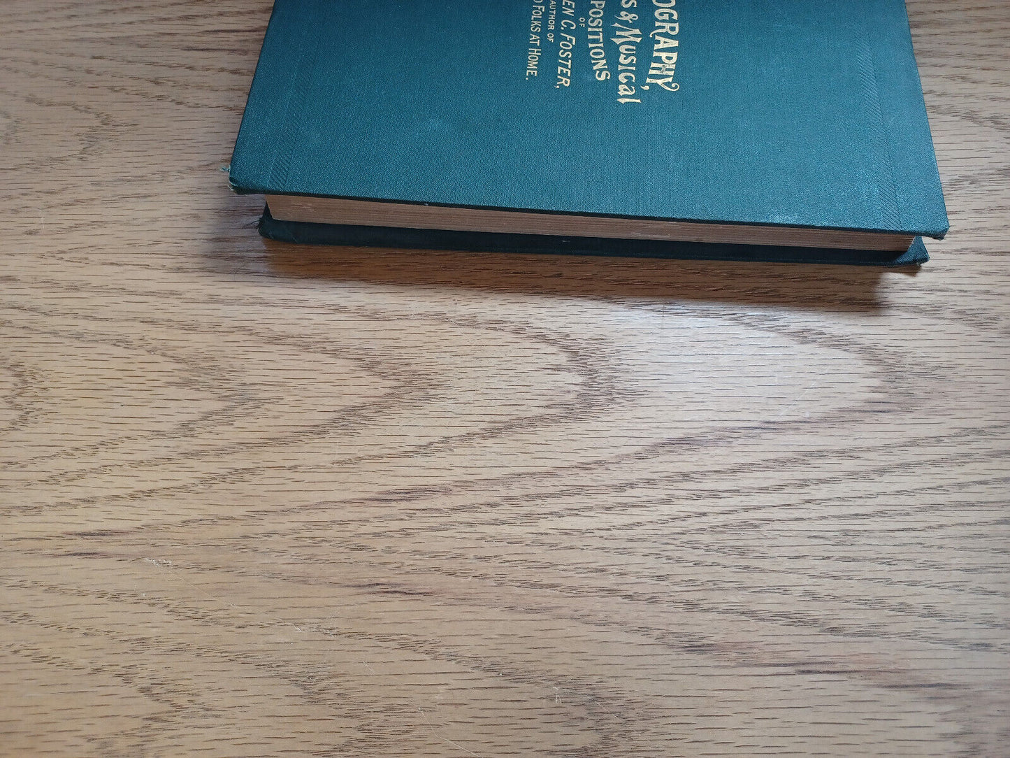 Biography Songs And Musical Compositions Of Stephen C Foster 1896