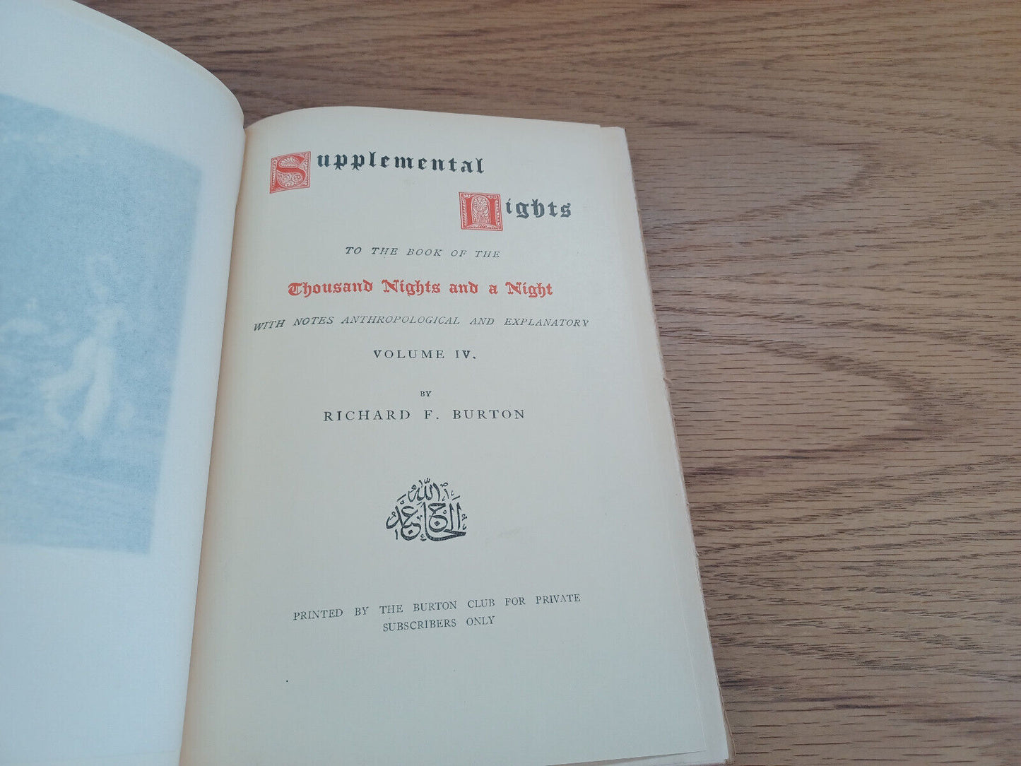 Supplemental Nights To Thousand Nights And A Night Vol Iv Teheran Edition