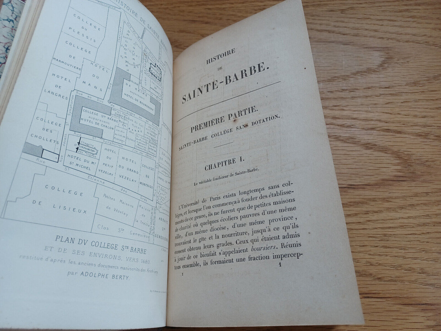 Histoire De Sainte-Barbe J Quicherat Tome Premier 1860 French