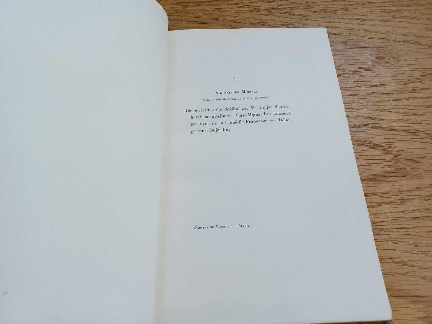 Oeuvres De Moliere Nouvelle Edition Album 1895 French