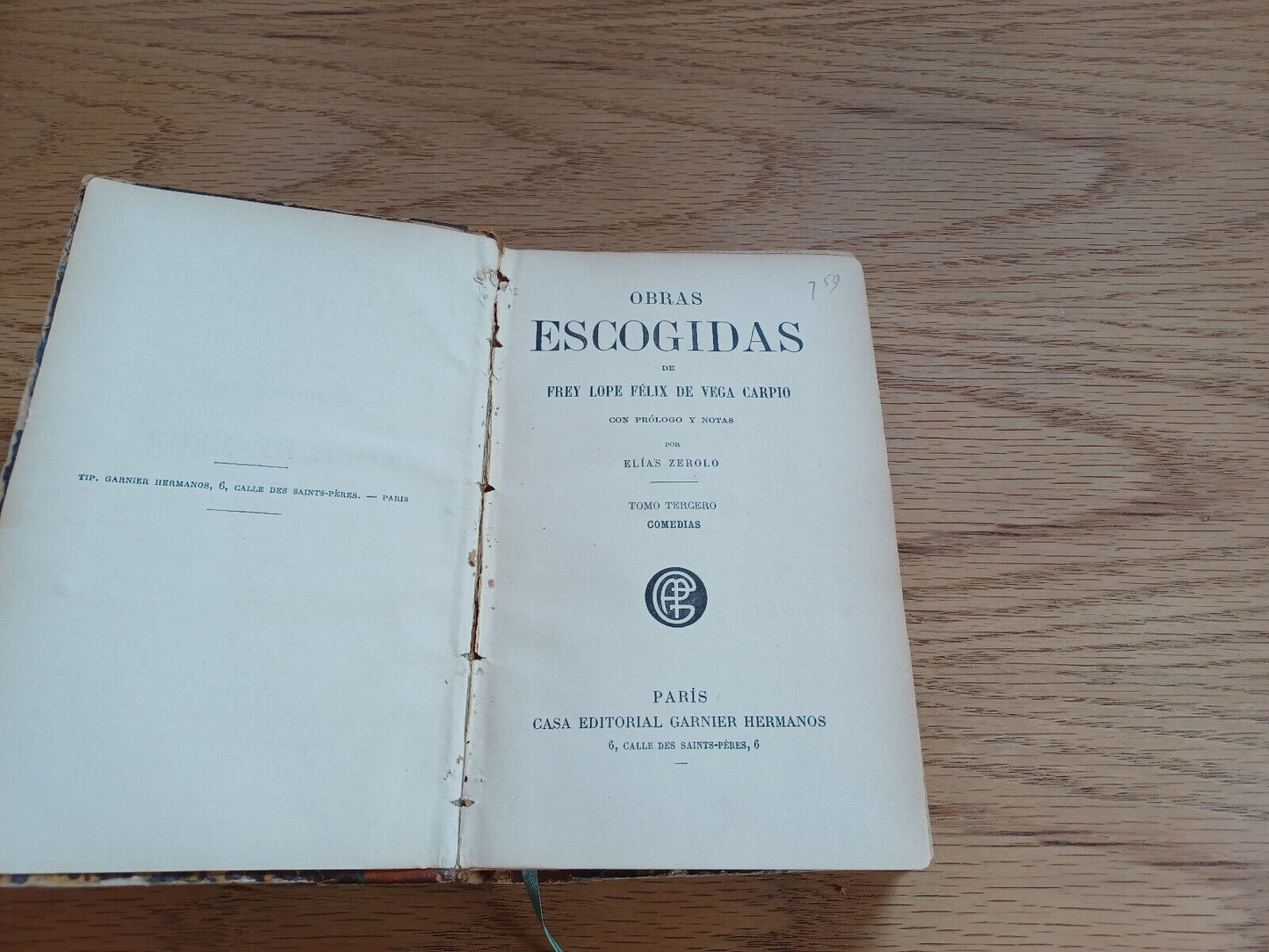 Obras Escogidas De Frey Lope Felix De Vega Carpio Elias Zerolo Spanish