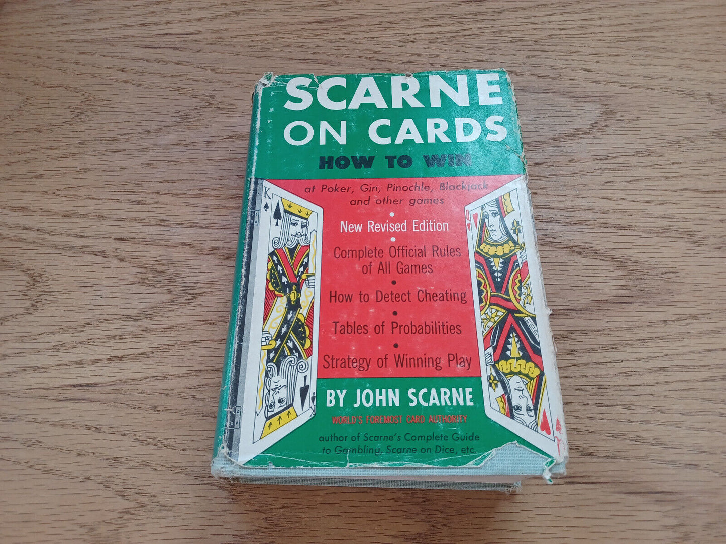 Scarne On Cards John Scarne Dust Jacket 1963