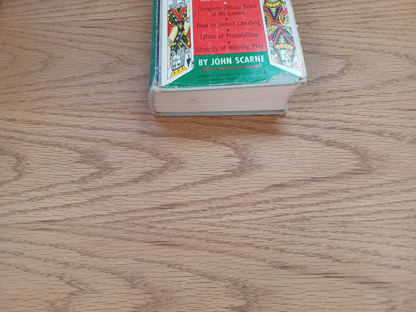 Scarne On Cards John Scarne Dust Jacket 1963