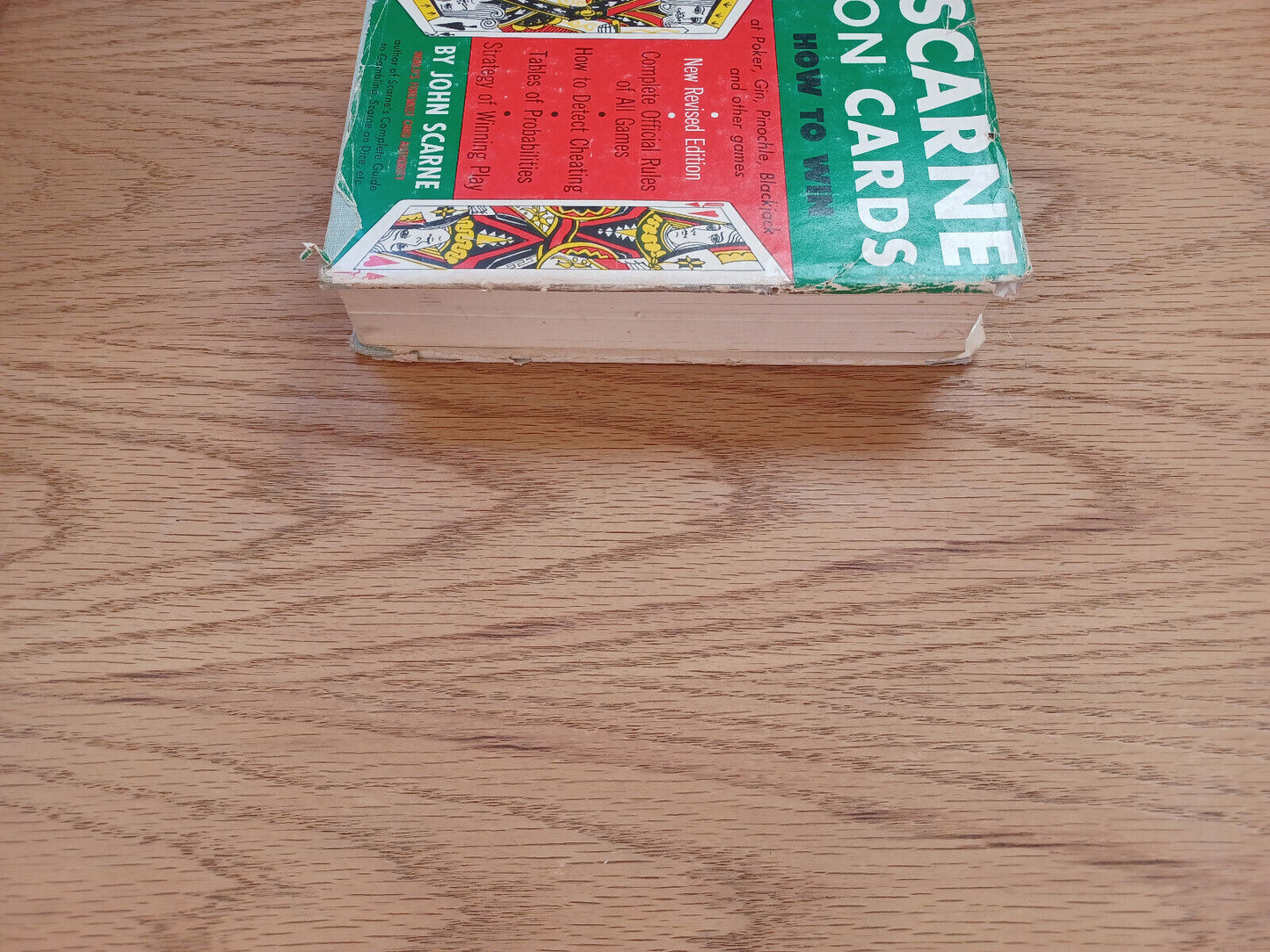 Scarne On Cards John Scarne Dust Jacket 1963