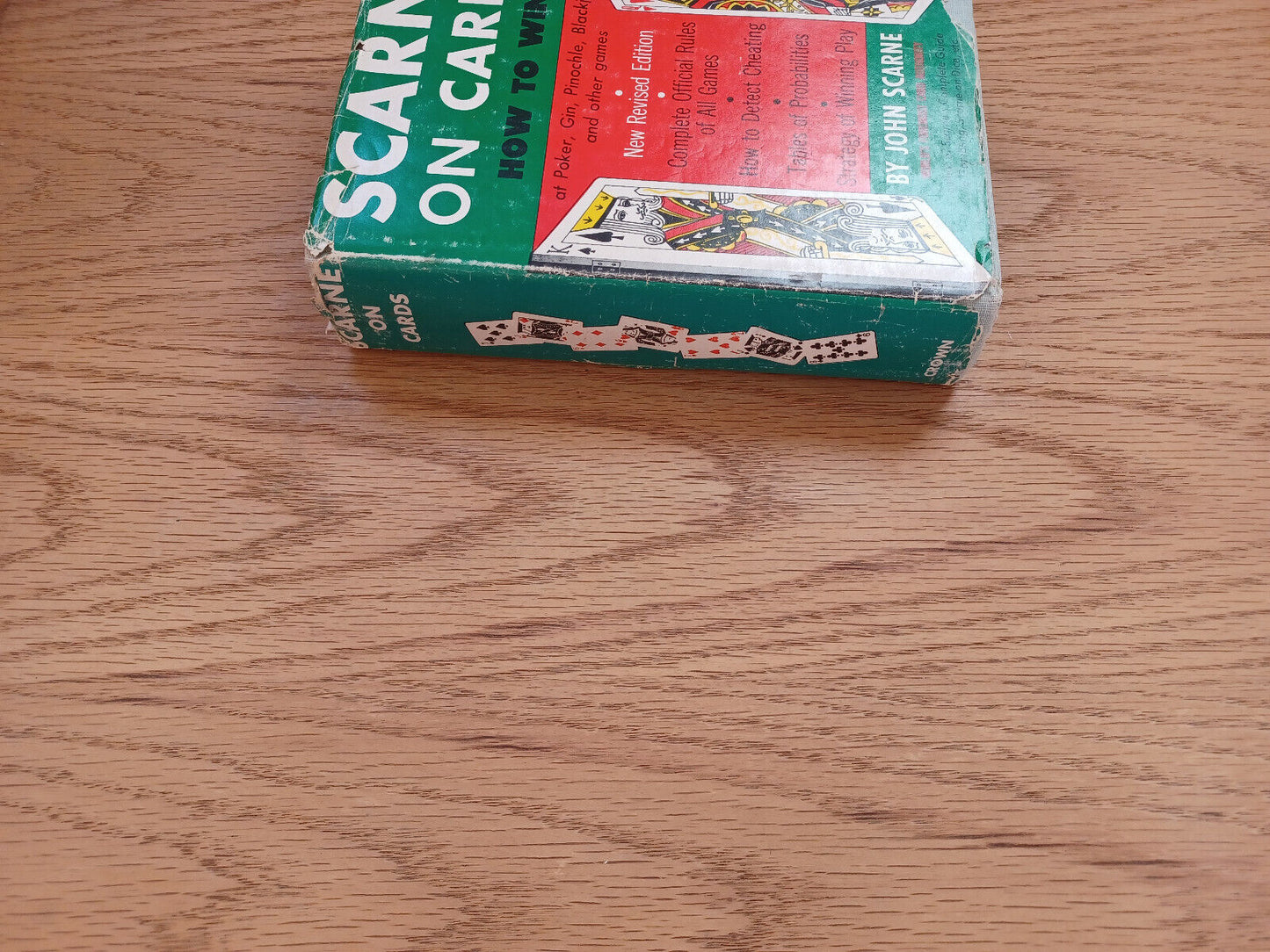Scarne On Cards John Scarne Dust Jacket 1963