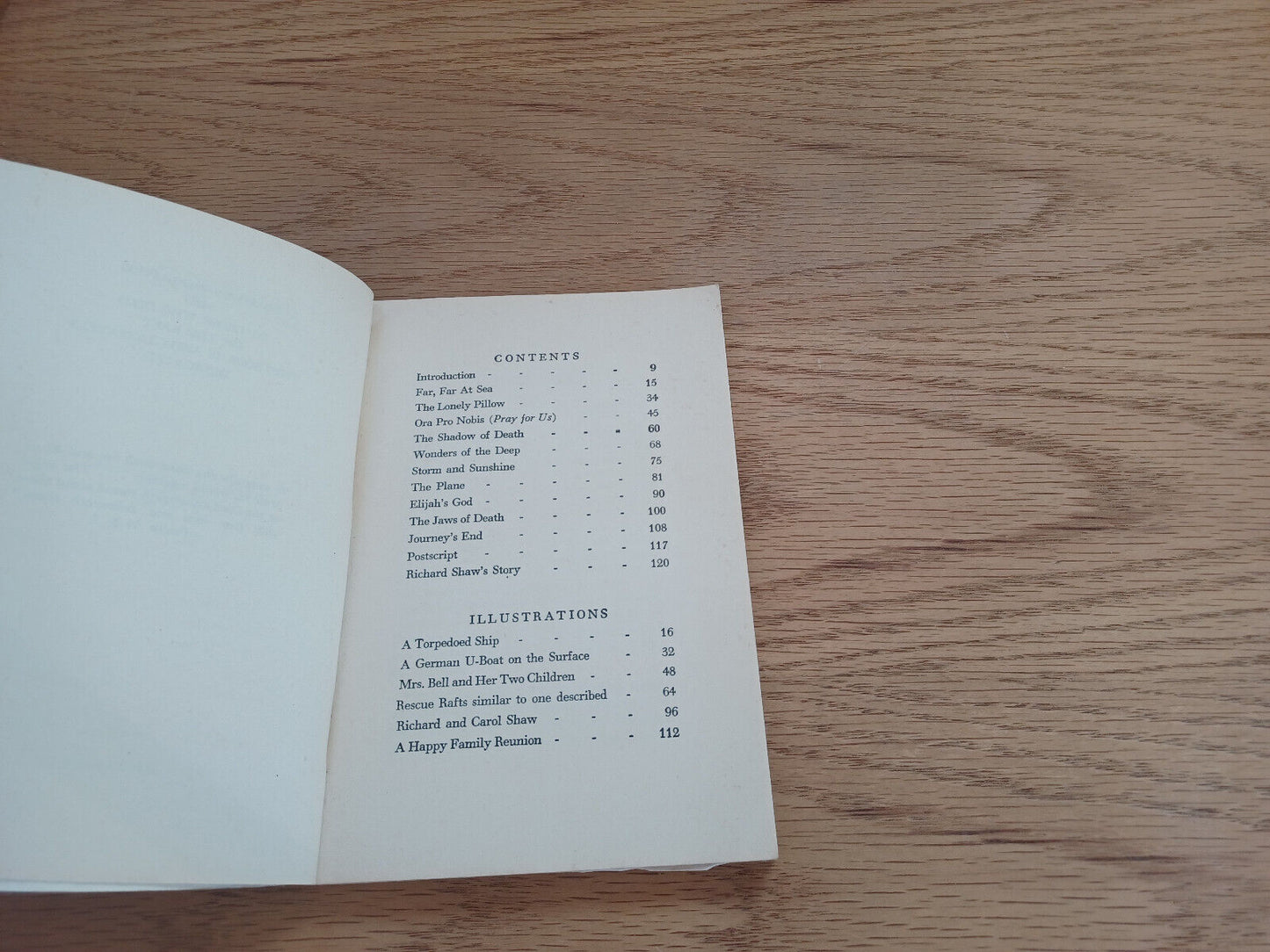 Adrift J H Hunter 1943 Special Edition