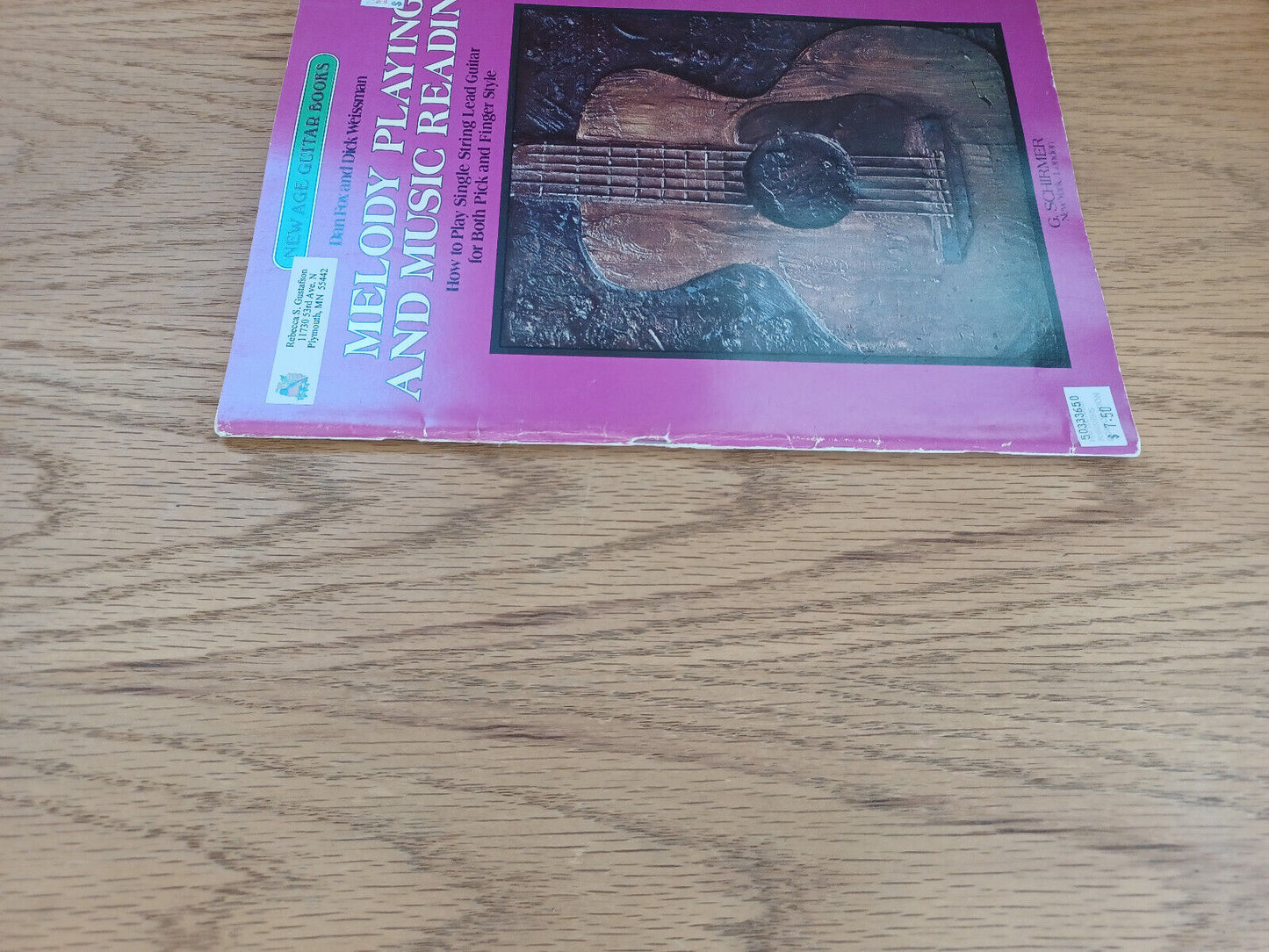 Melody Playing And Music Reading Dan Fox Dick Weissman 1978