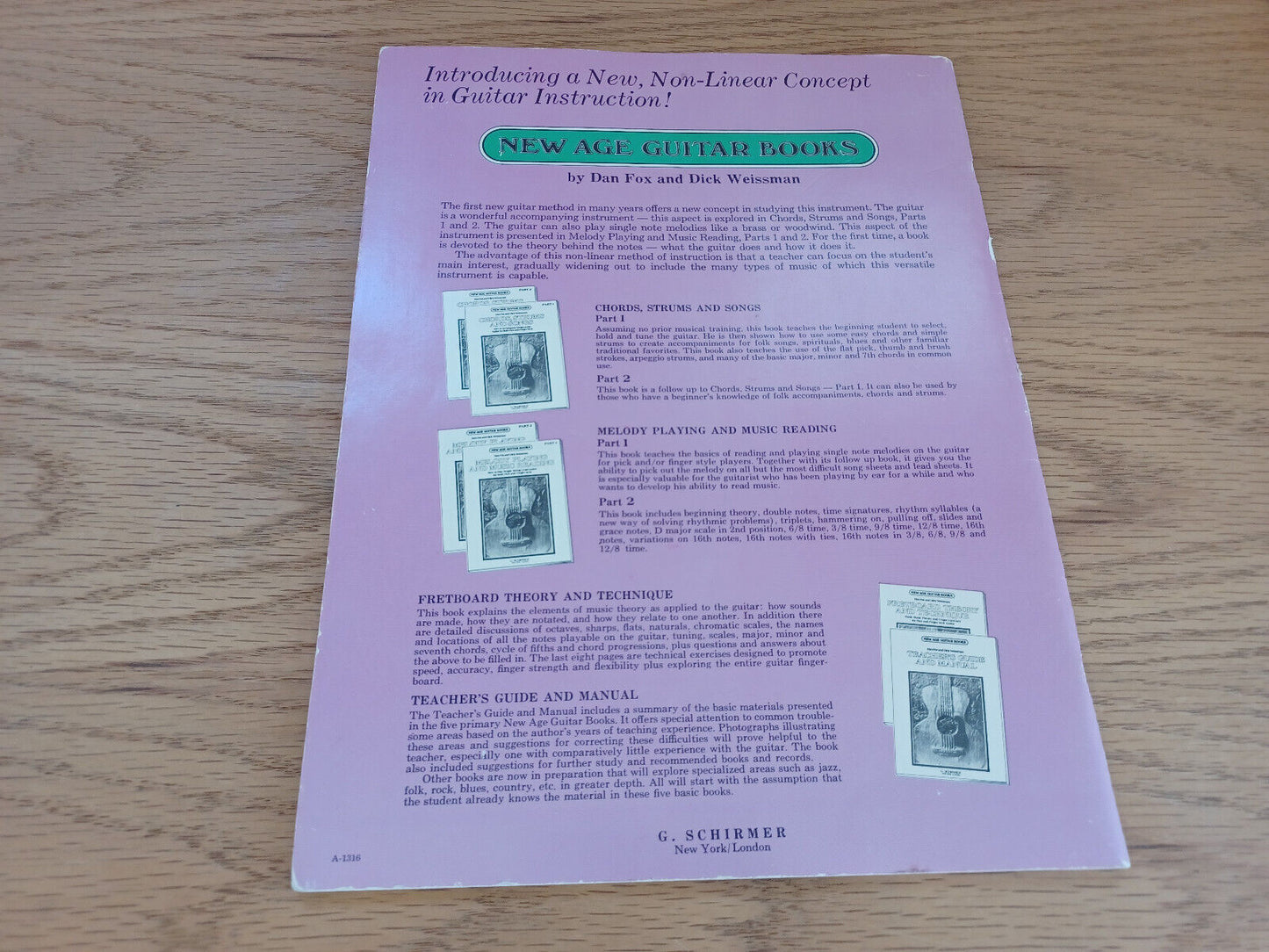 Melody Playing And Music Reading Dan Fox Dick Weissman 1978