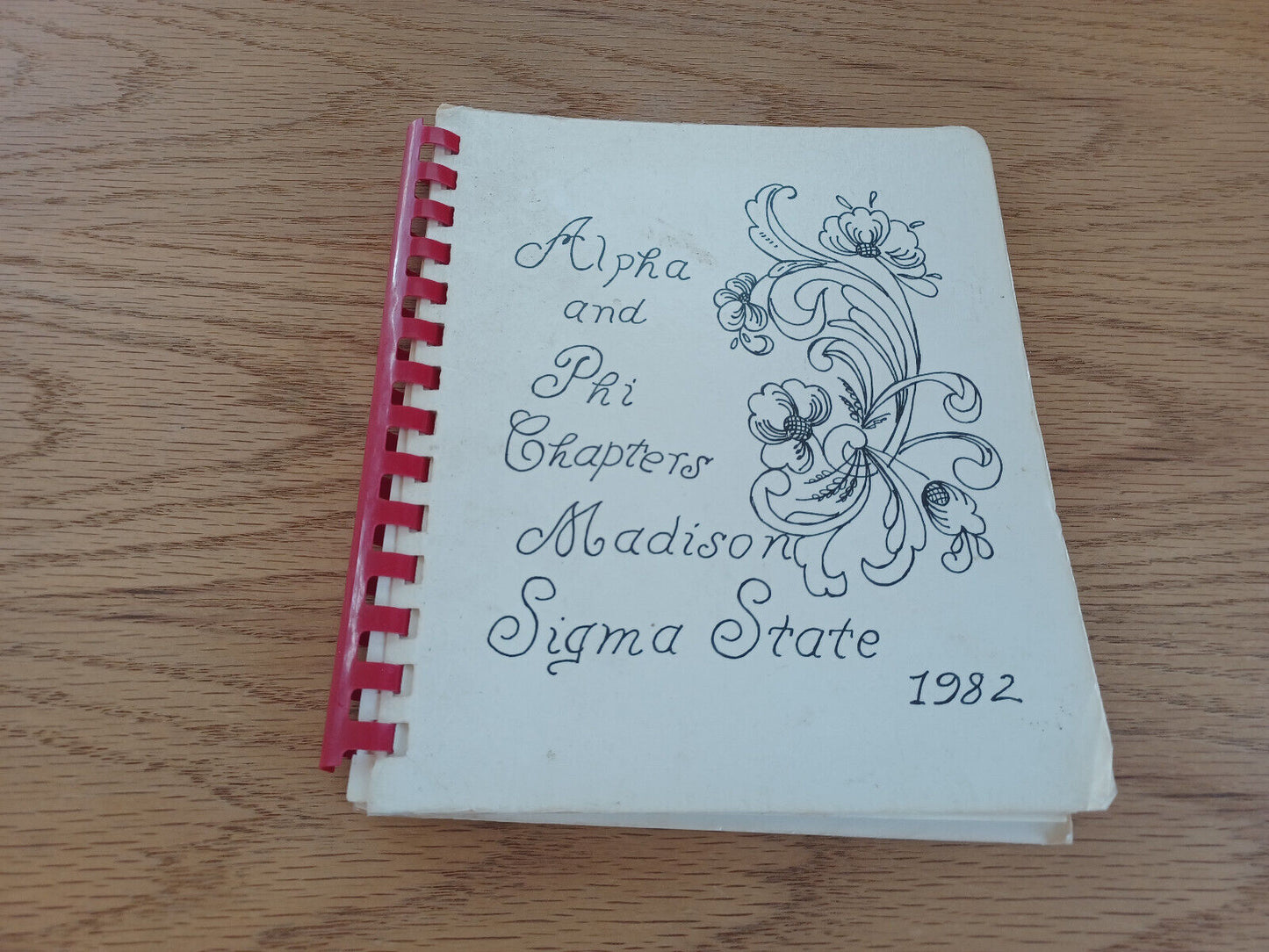 Alpha And Phi Chapters Madison Sigma State 1982 Cookbook