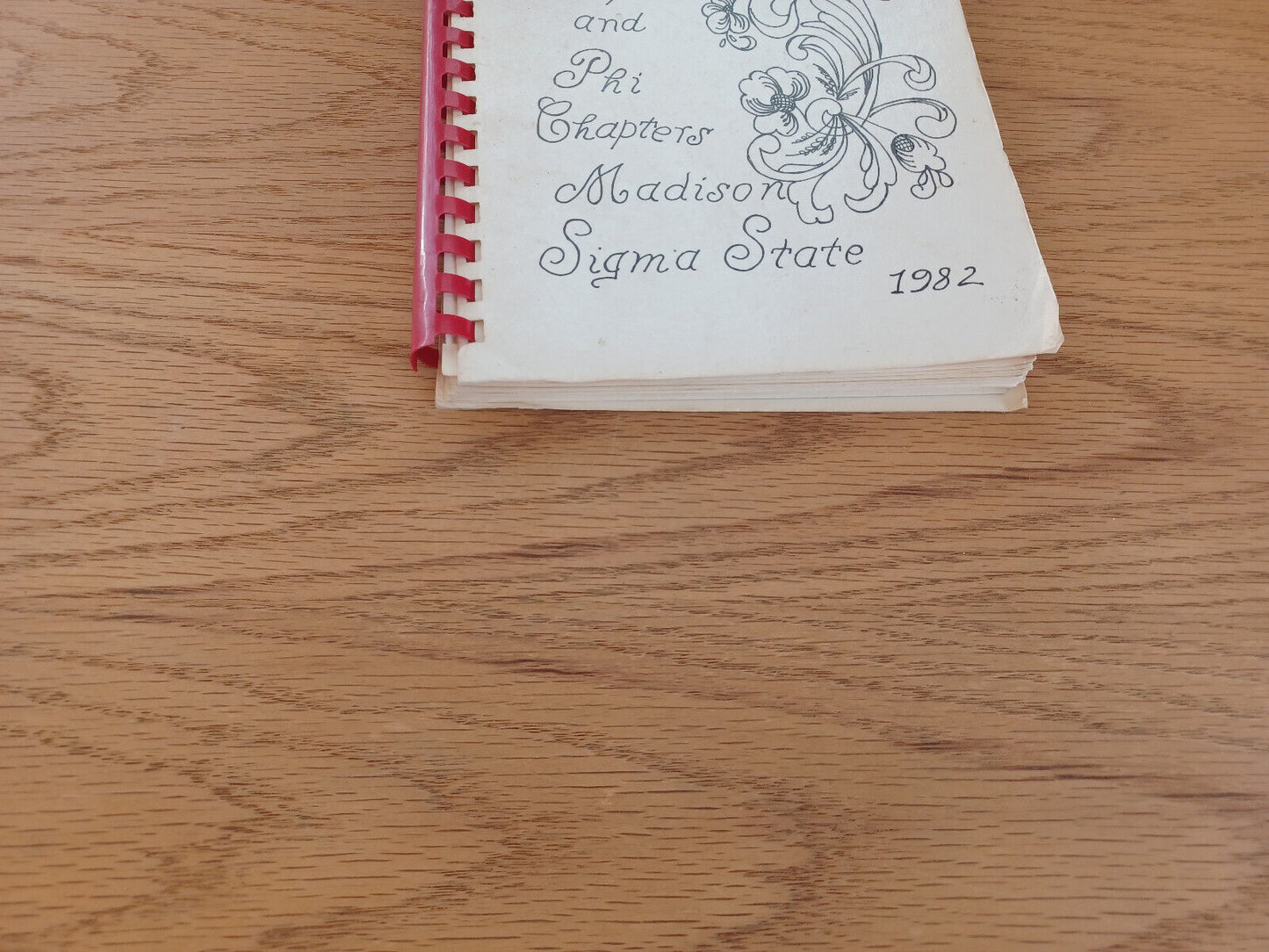 Alpha And Phi Chapters Madison Sigma State 1982 Cookbook