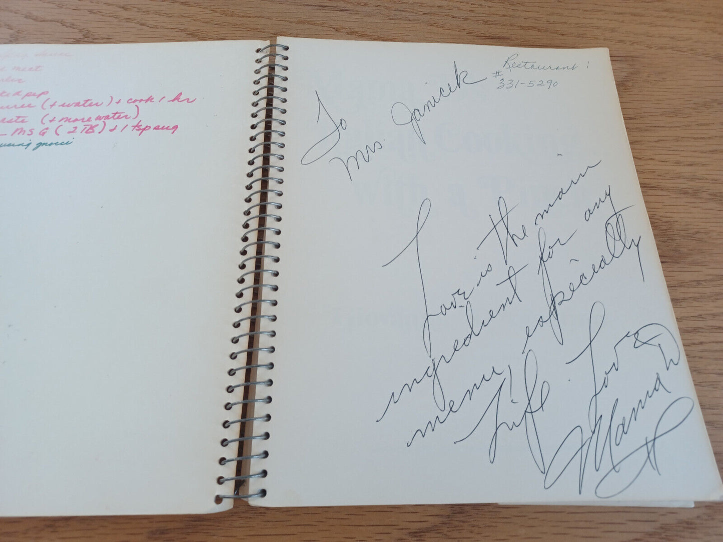 Mama D'S Italian Cooking With A Pinch Giovanna D'Agostino 1972 Cookbook