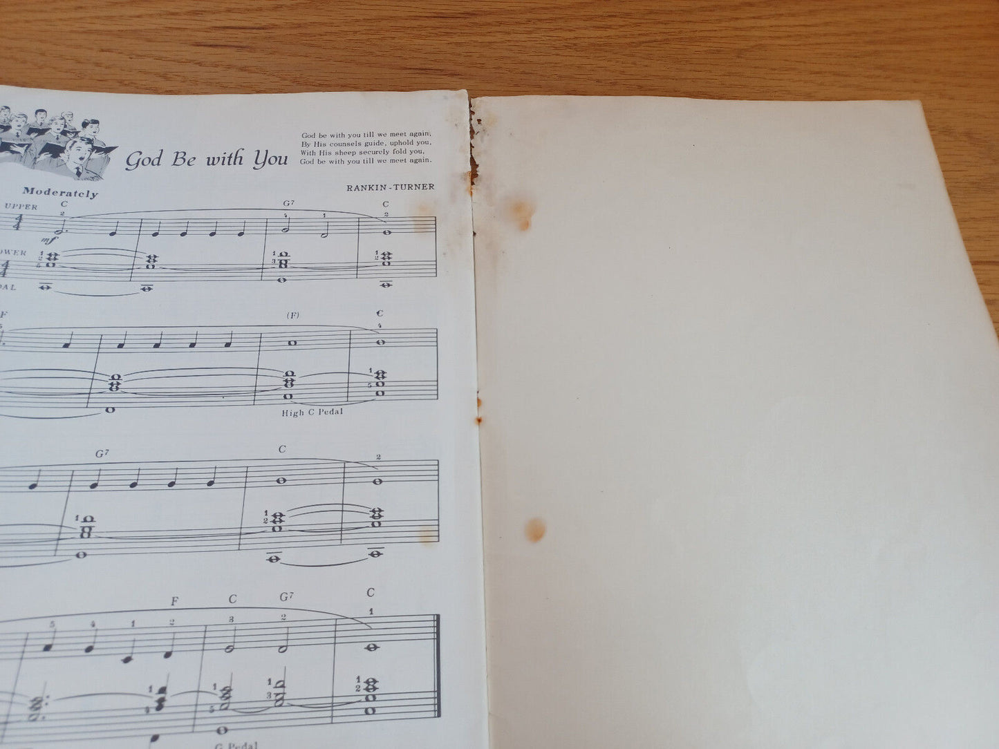 Palmer Hughes Easiest Hymn Spinet Organ Book 1965