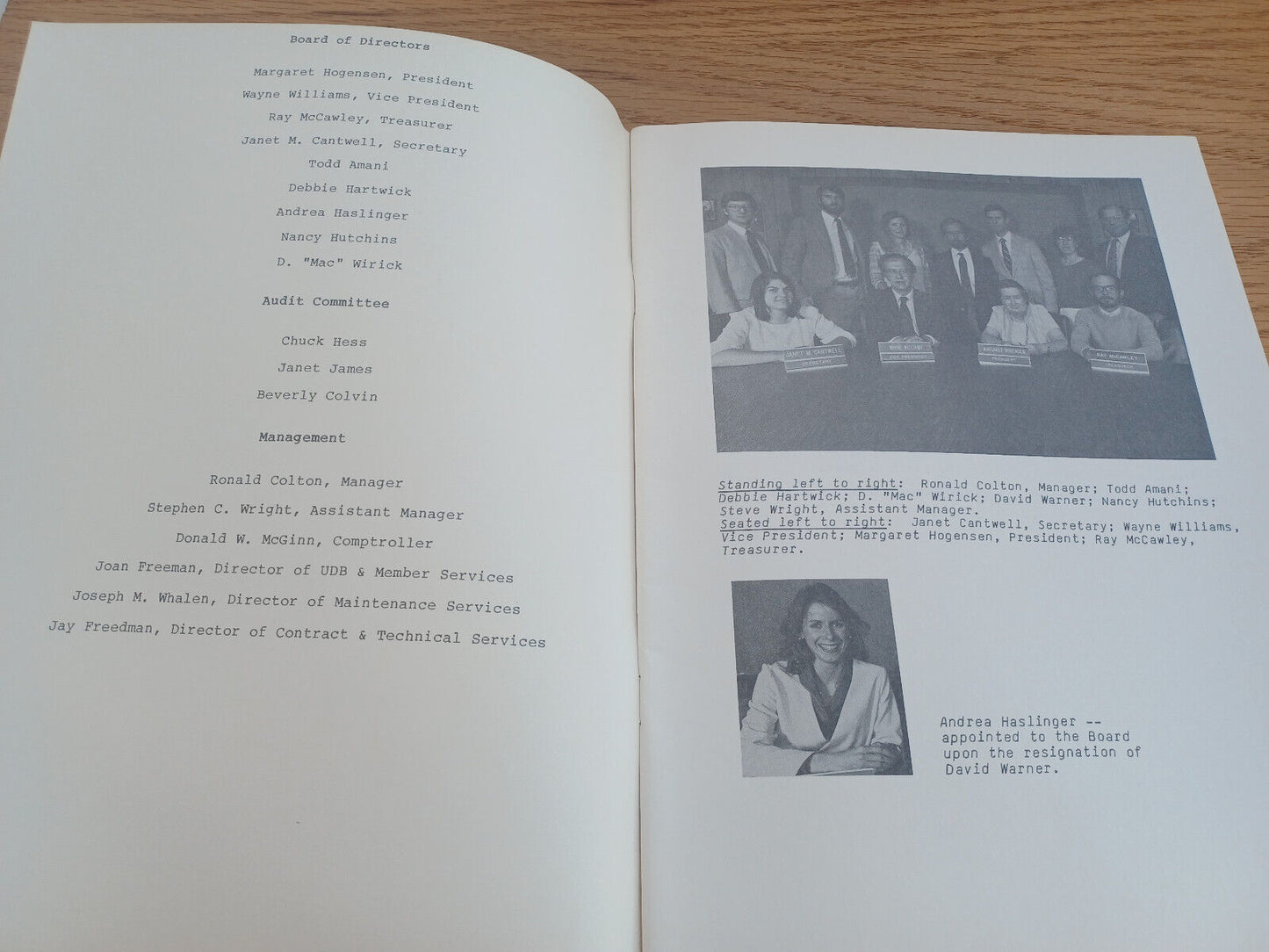 1985-86 Annual Report Greenbelt Homes The Cooperative Community