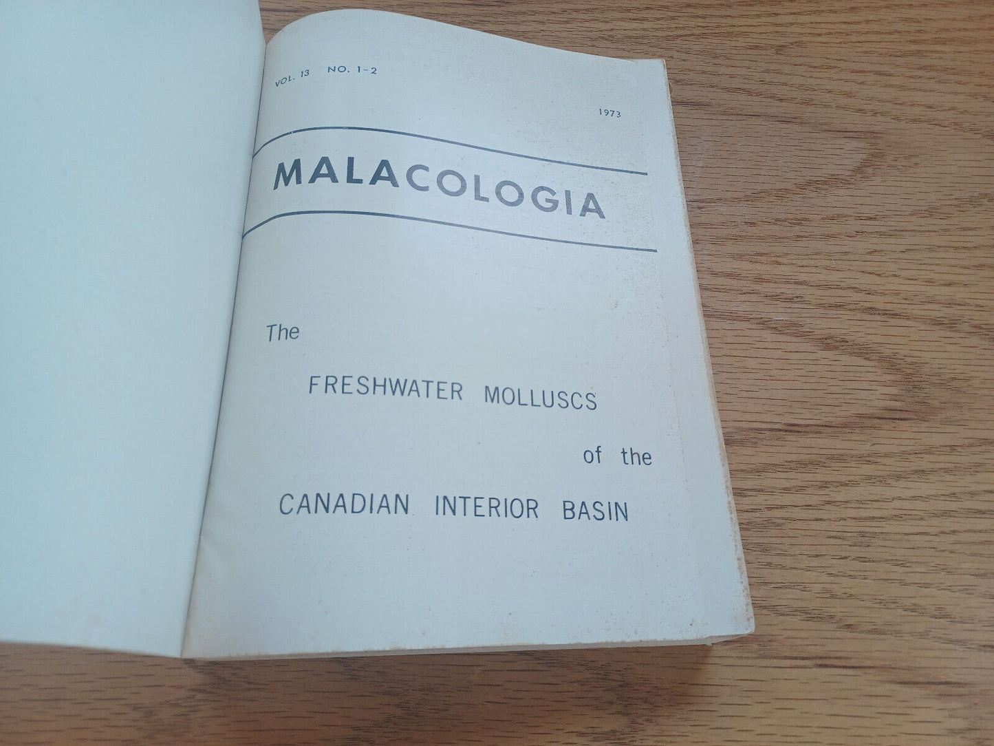 Malacologia The Freshwater Molluscs Of The Canadian Interior Basin 1973