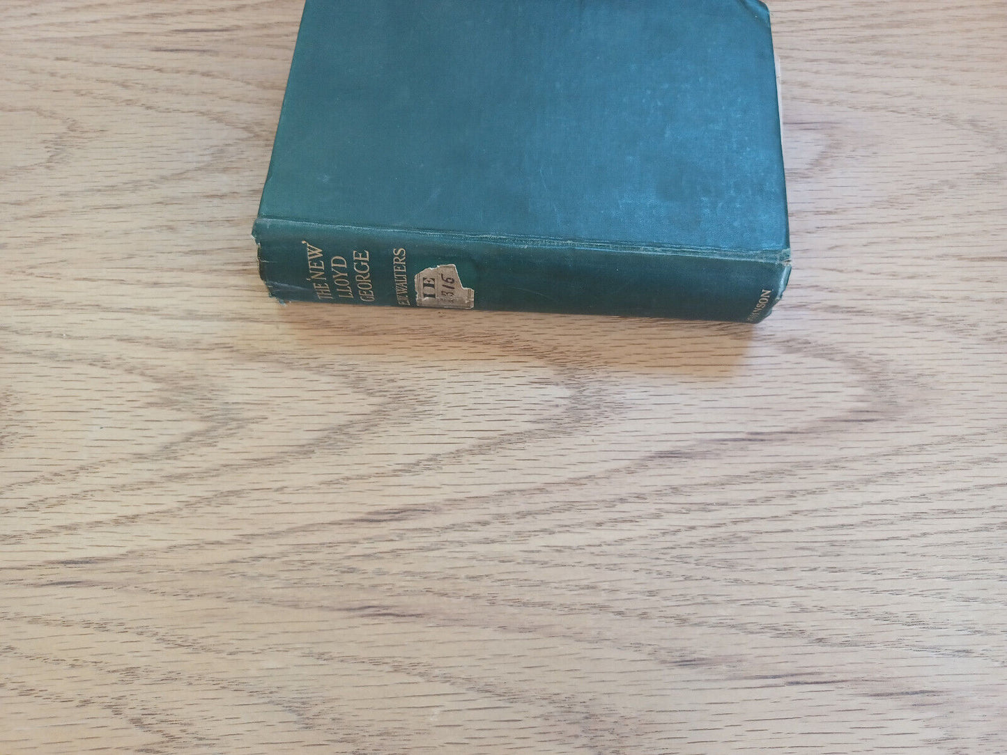 The New Lloyd George And The Old E W Walters Joseph Johnson Hardcover