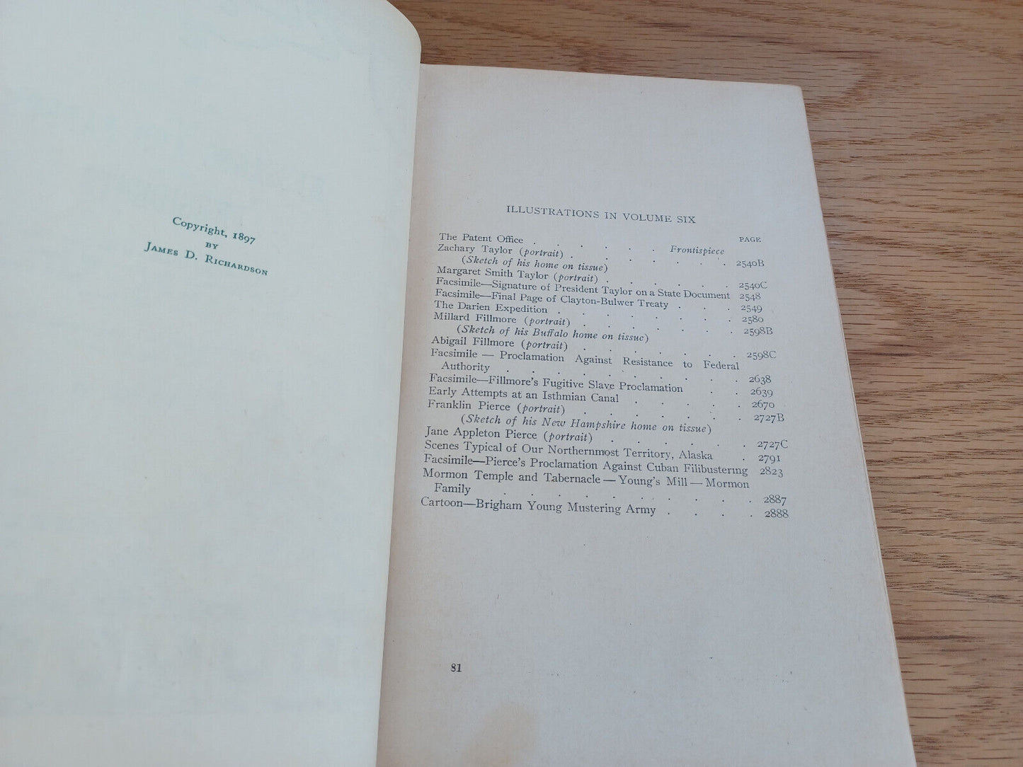 Compilation Of Messages And Papers Of The Presidents Volume Vi 1897