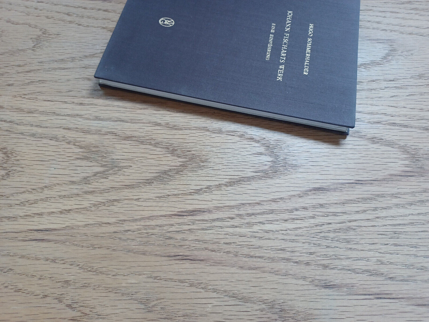 Hugo Sommerhalder Johann Fischarts Werk Eine Einfuhrung 1960