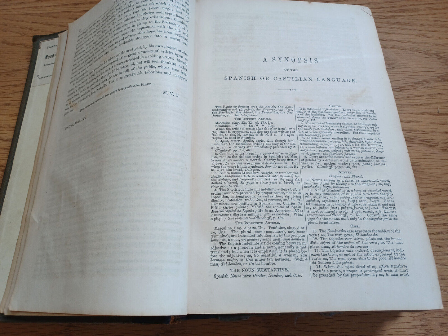 Pronouncing Dictionary Spanish And English Languages Mariano 1852