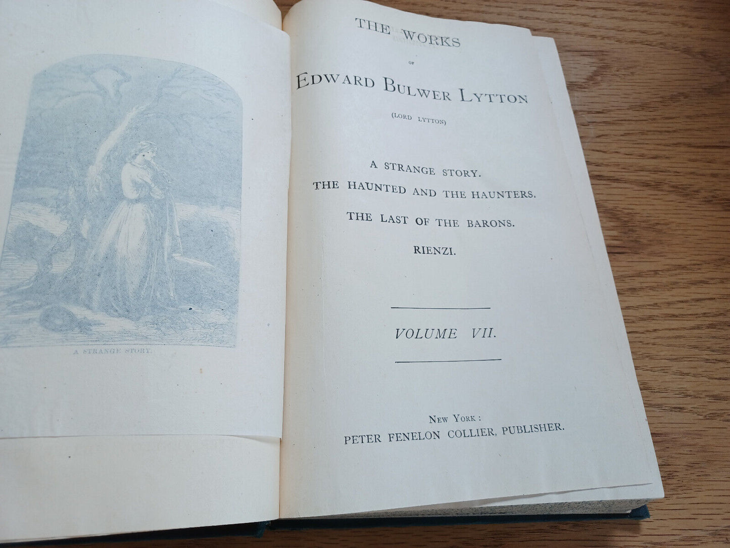 The Works Of Edward Bulwer Lytton Vol Vii Strange Story Haunted And The Haunters