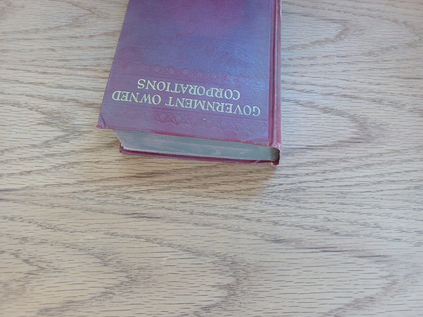 Government Owned Corporations Harold Archer Van Dorn 1926
