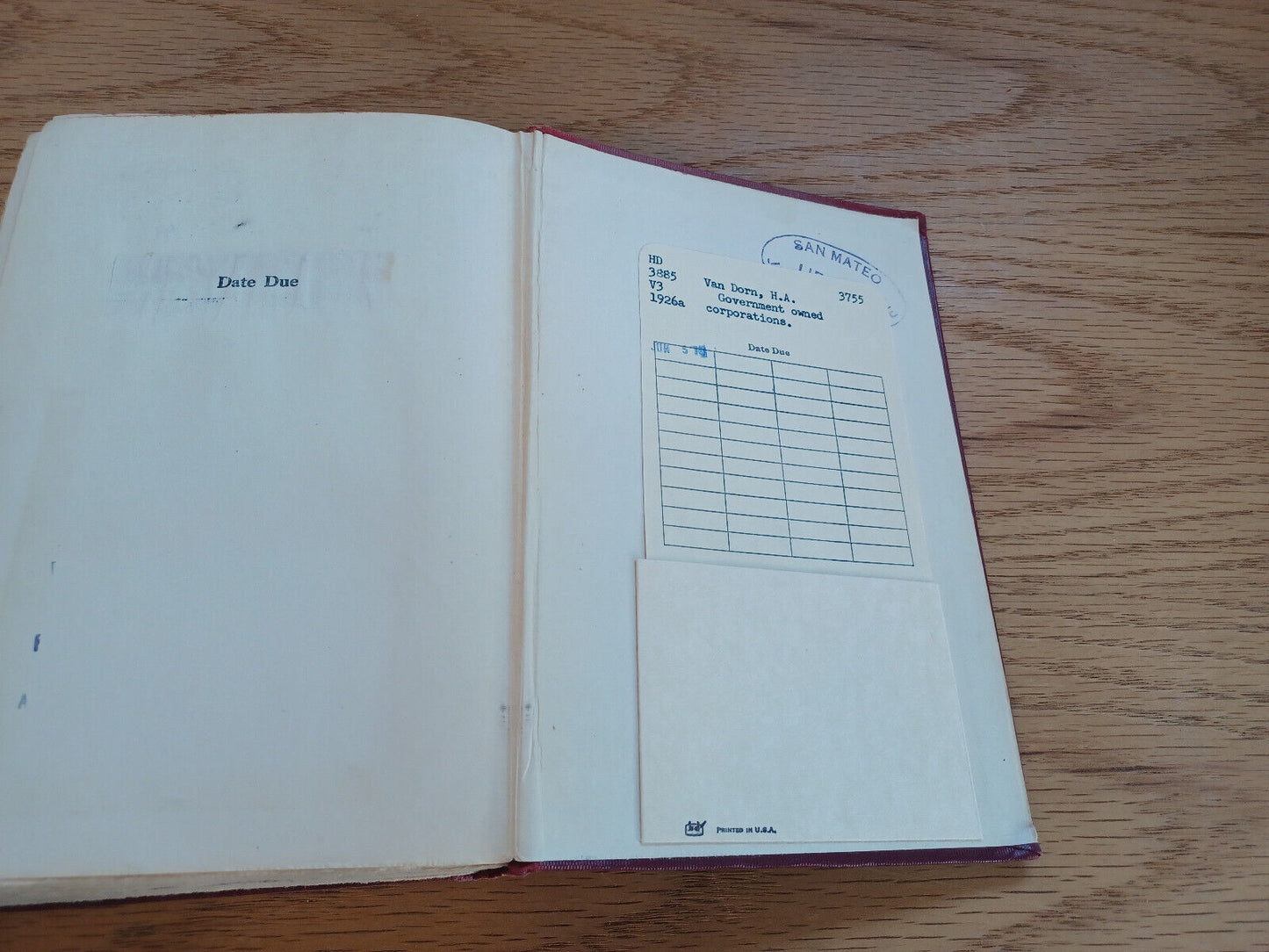 Government Owned Corporations Harold Archer Van Dorn 1926