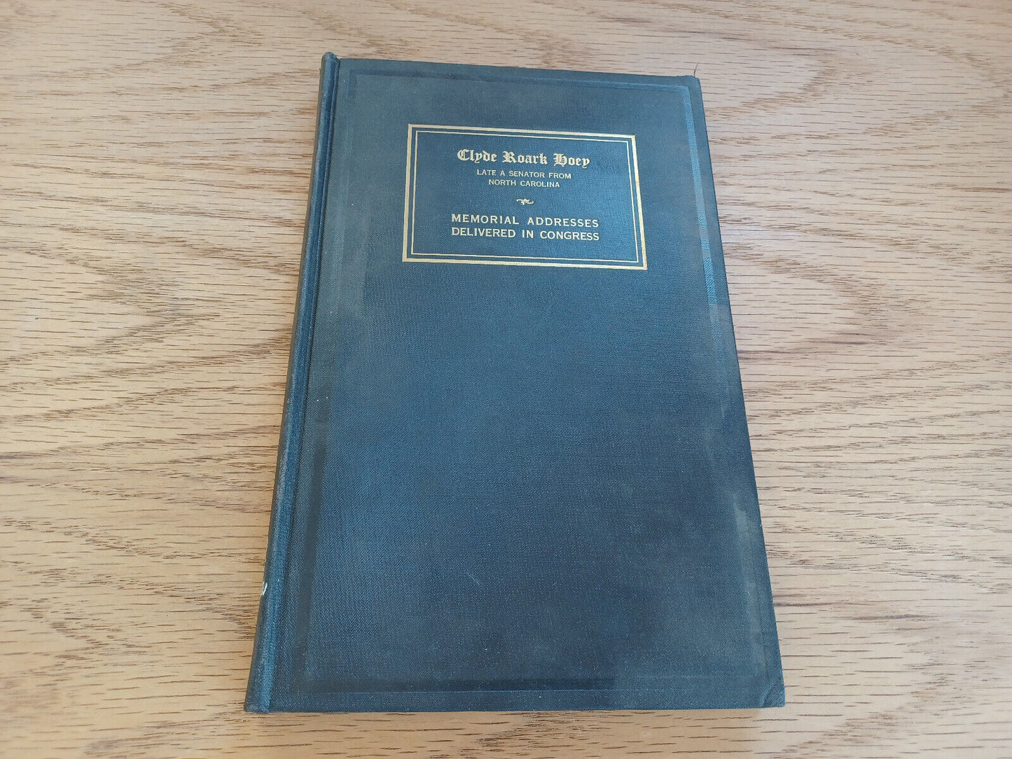 Memorial Services Clyde Roark Hoey Late Senator From North Carolina 1954