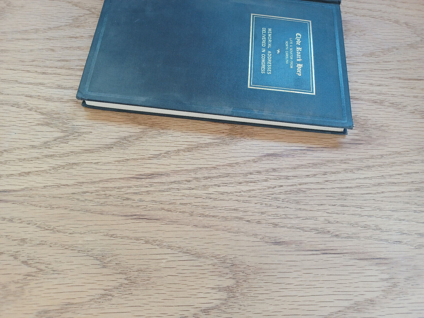 Memorial Services Clyde Roark Hoey Late Senator From North Carolina 1954