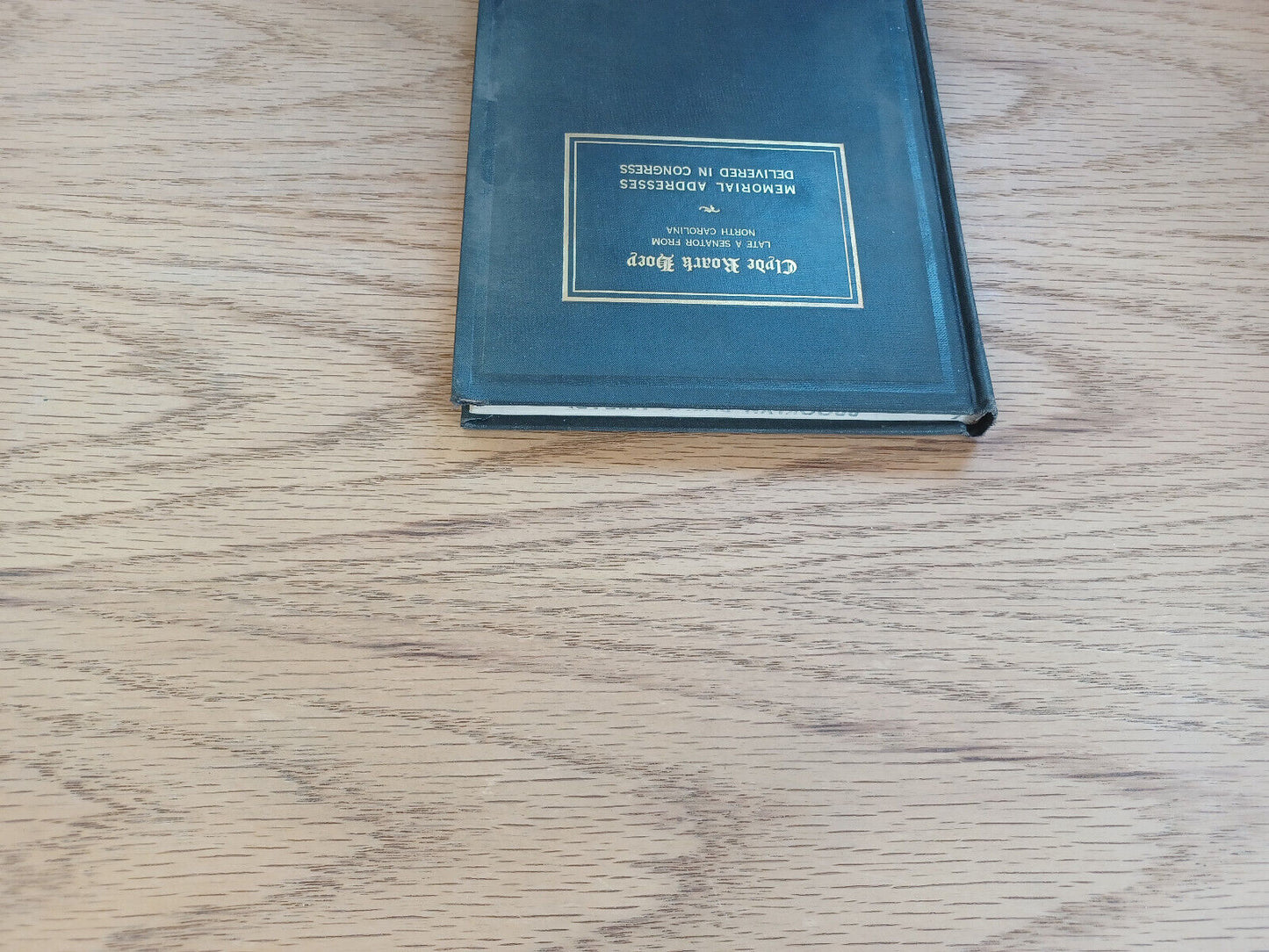 Memorial Services Clyde Roark Hoey Late Senator From North Carolina 1954