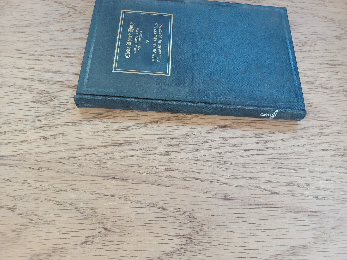 Memorial Services Clyde Roark Hoey Late Senator From North Carolina 1954