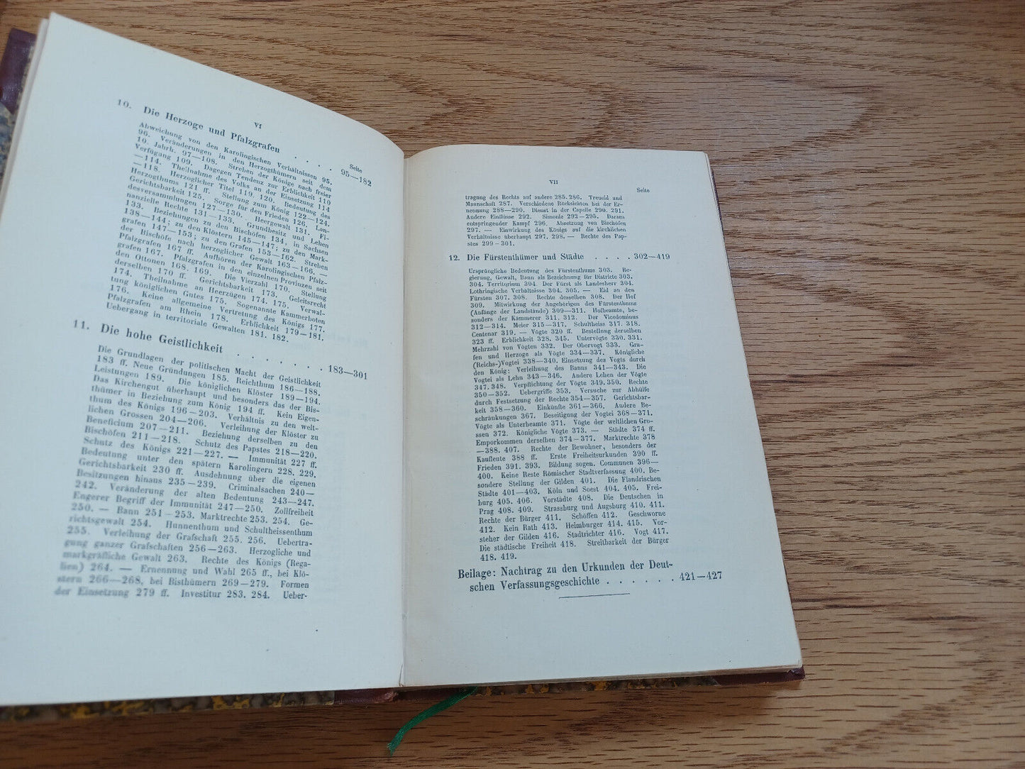 Deutsche Verfassungsgeschichte Von Georg Waitz 7 Band 1876