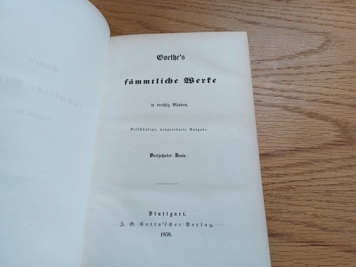 Goethe'S Sammtliche Werke In Dreibig Banden Dreizehnter Band German 1858
