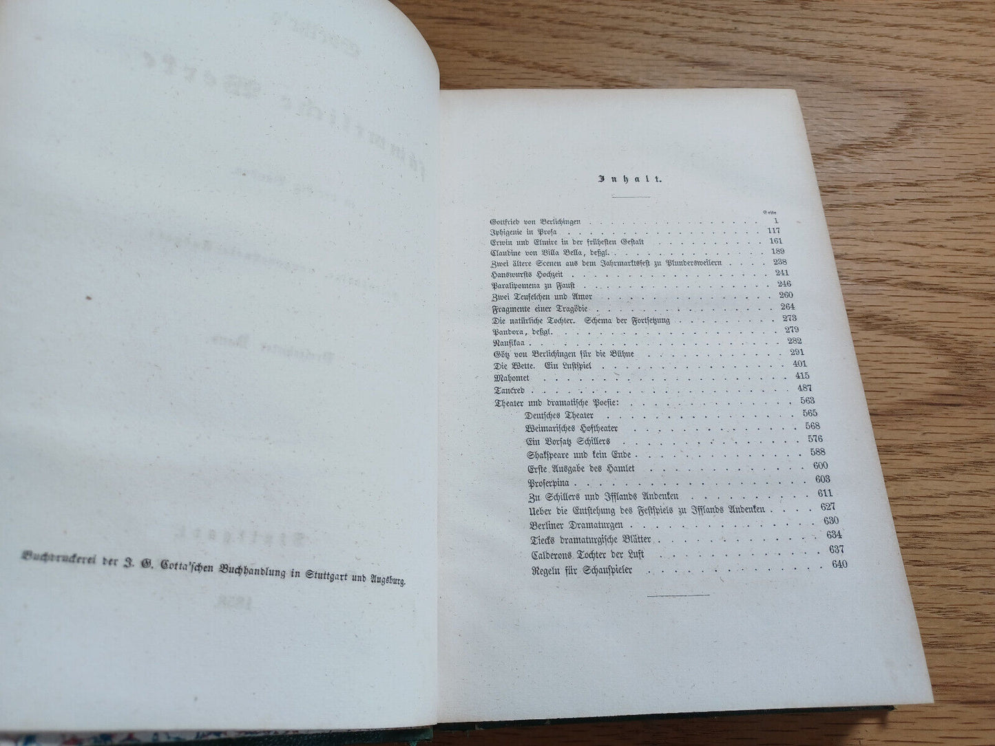 Goethe'S Sammtliche Werke In Dreibig Banden Dreizehnter Band German 1858